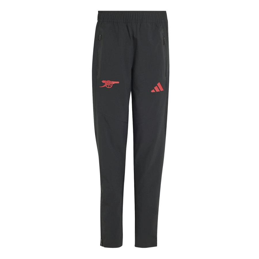 Pantalon survêtement junior Arsenal Travel noir rouge