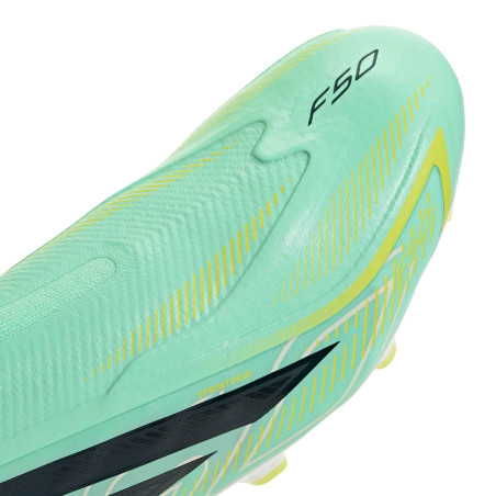 adidas F50 Hyperfast LaceLess League FG vert noir