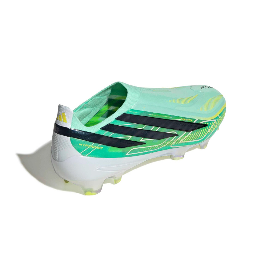 adidas F50 Hyperfast LaceLess Elite FG vert noir