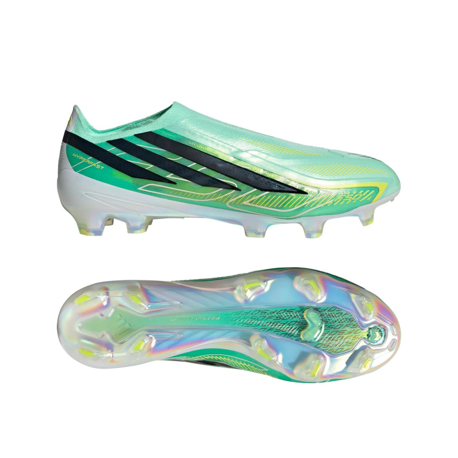 adidas F50 Hyperfast LaceLess Elite FG vert noir
