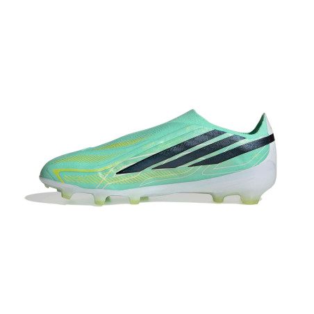 adidas F50 junior Hyperfast LaceLess Elite FG vert noir