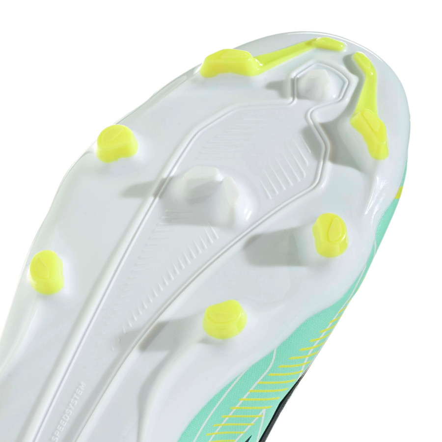adidas F50 junior Hyperfast LaceLess Pro FG vert noir
