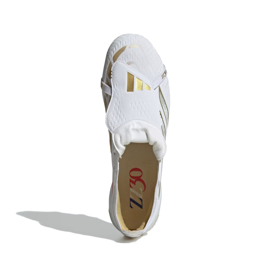 adidas Predator Elite Zidane FT FG blanc or