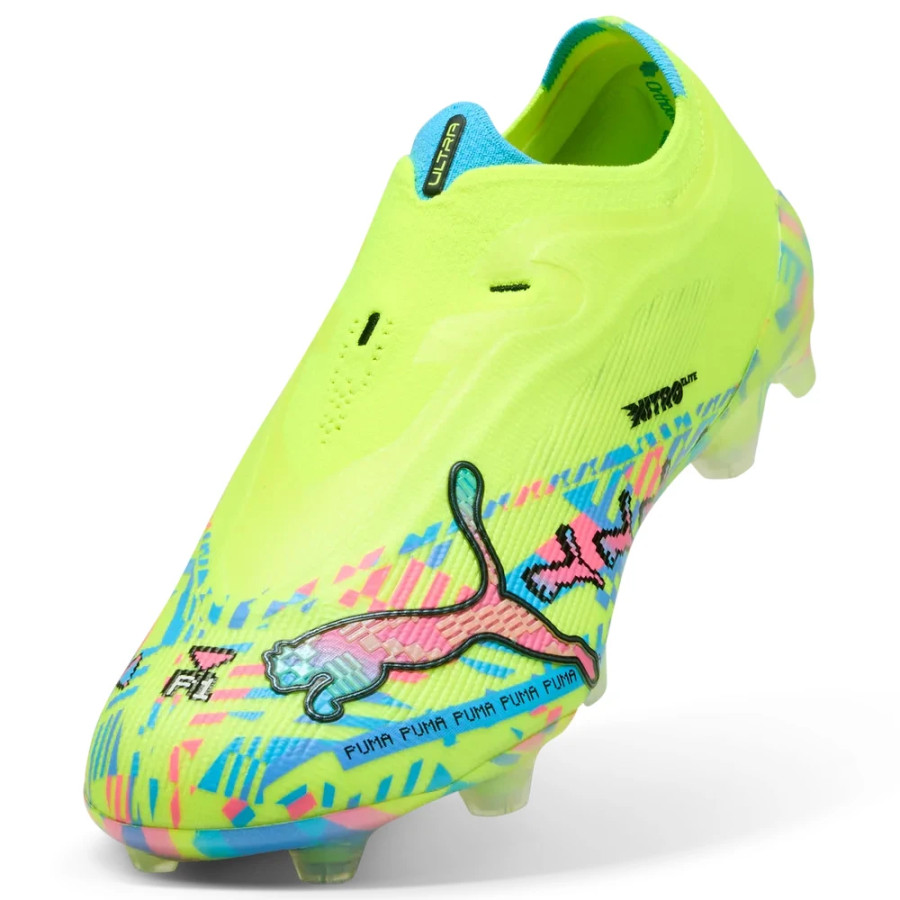 Puma Ultra Nitro 7 LaceLess Ultimate FG jaune