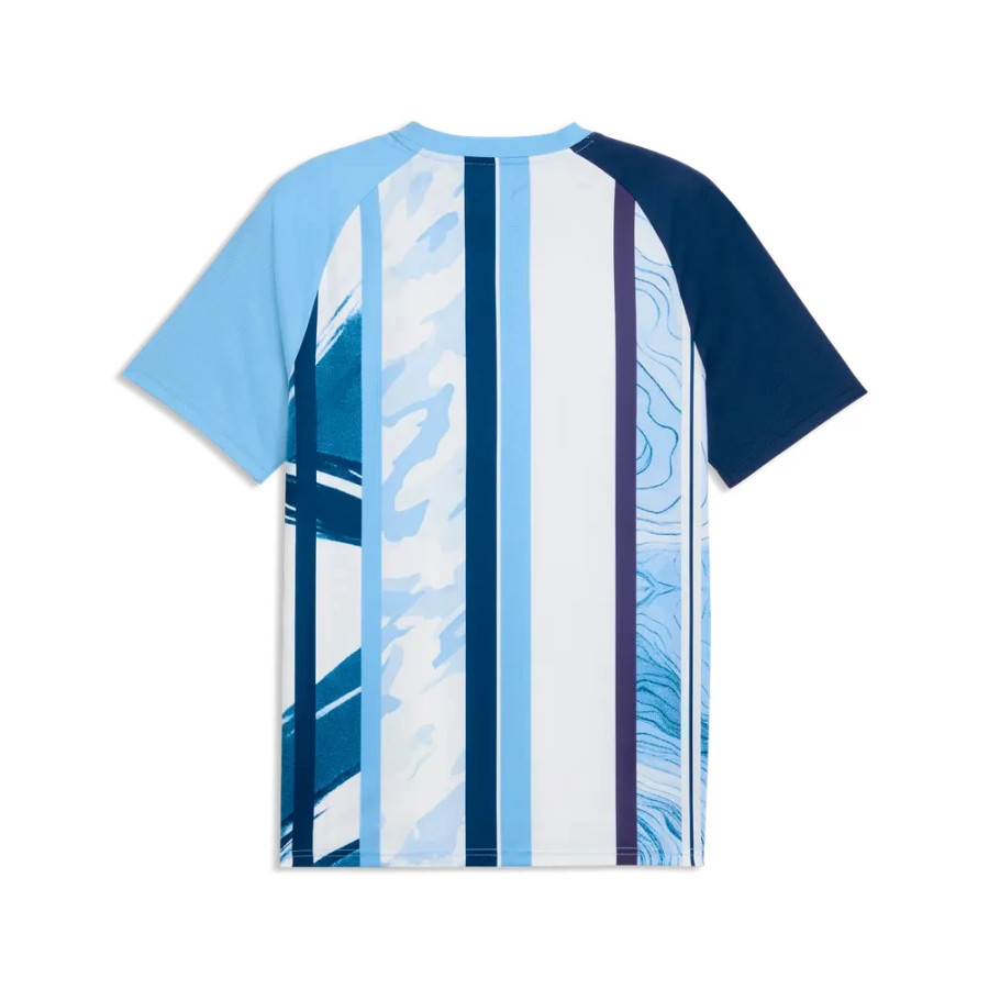 Maillot avant match Manchester City bleu blanc