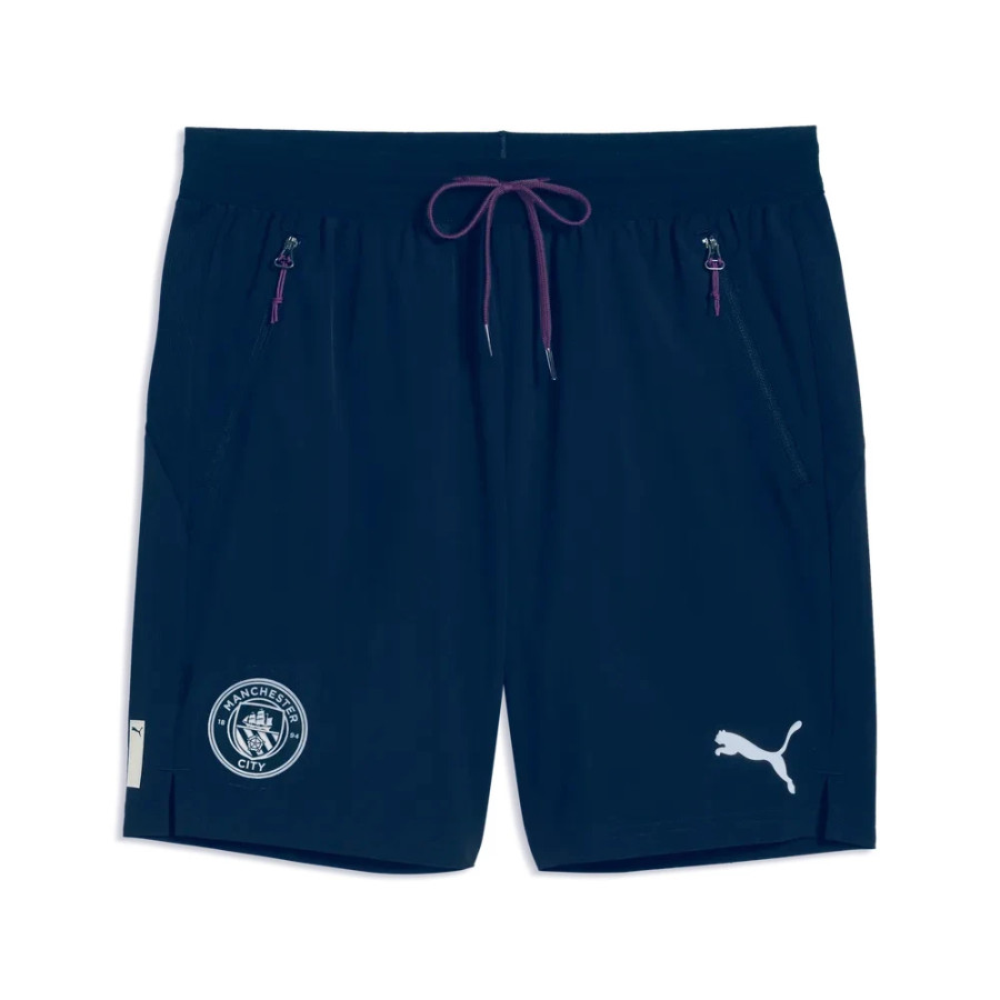 Short Manchester City Powertrain woven bleu