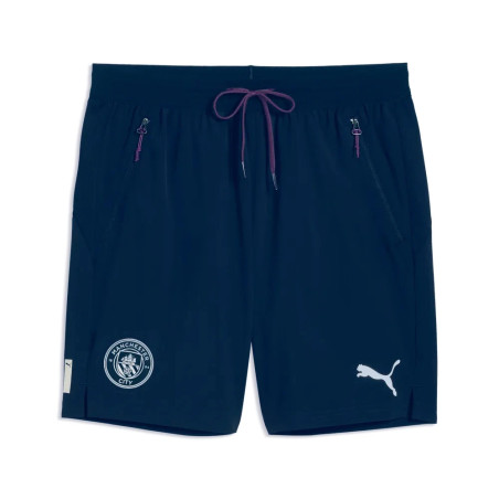 Short Manchester City Powertrain woven bleu