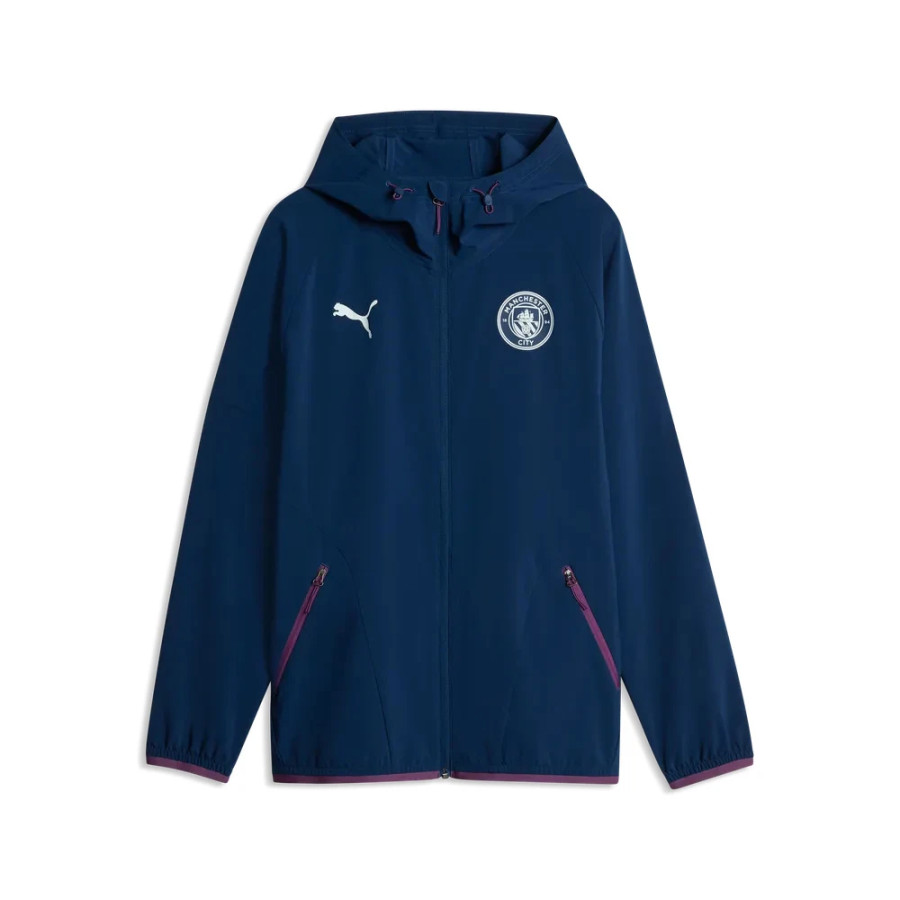 Veste survêtement Manchester City Powertrain woven bleu