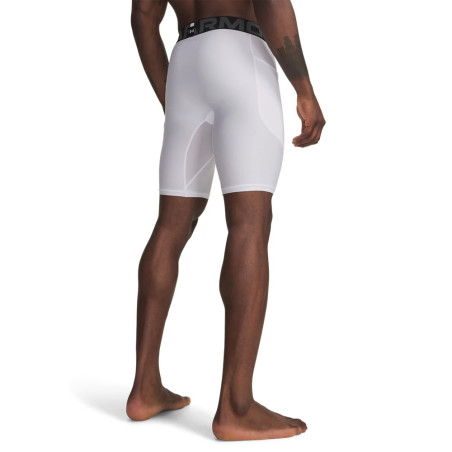 Short long Under Armour HeatGear blanc