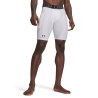Short long Under Armour HeatGear blanc