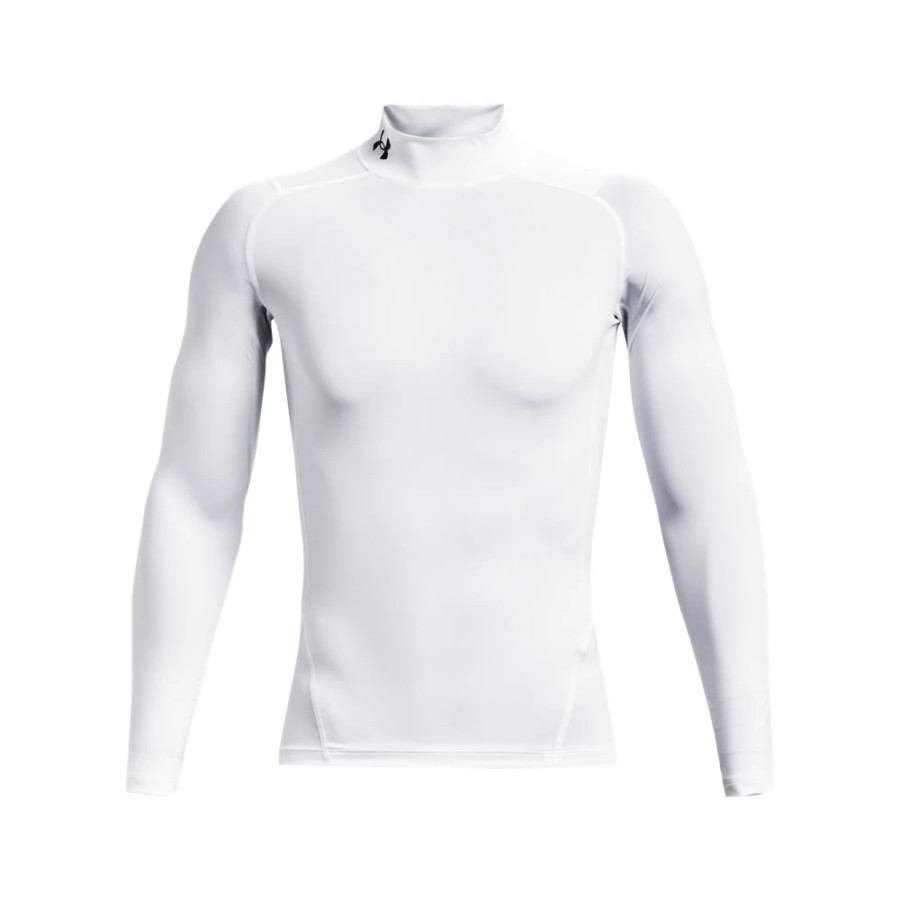 Sous-maillot manches longues et col Under Armour blanc
