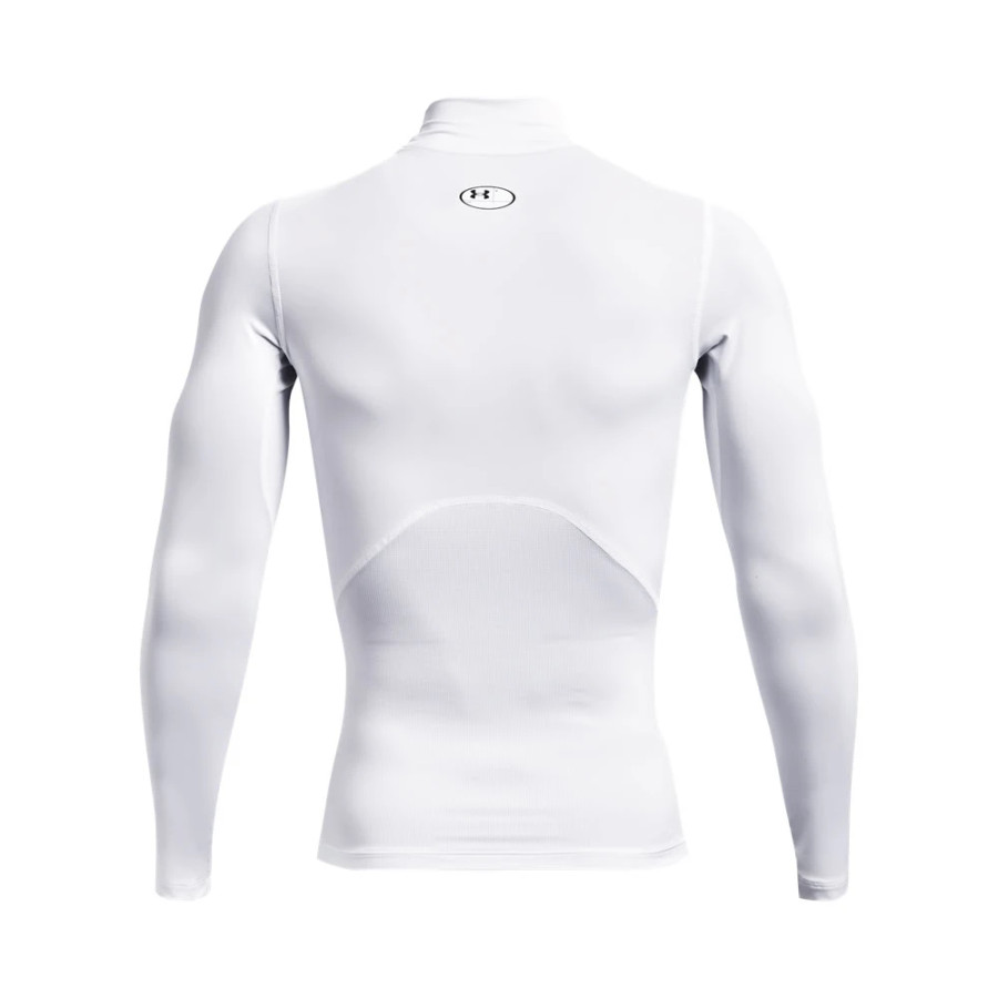 Sous-maillot manches longues et col Under Armour blanc