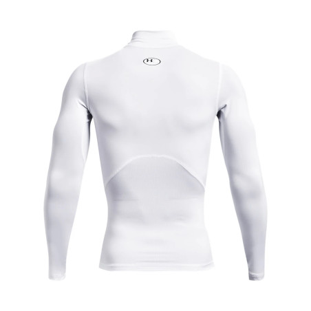 Sous-maillot manches longues et col Under Armour blanc