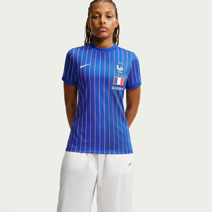 Maillot avant match Femme Equipe de France x Jacquemus bleu