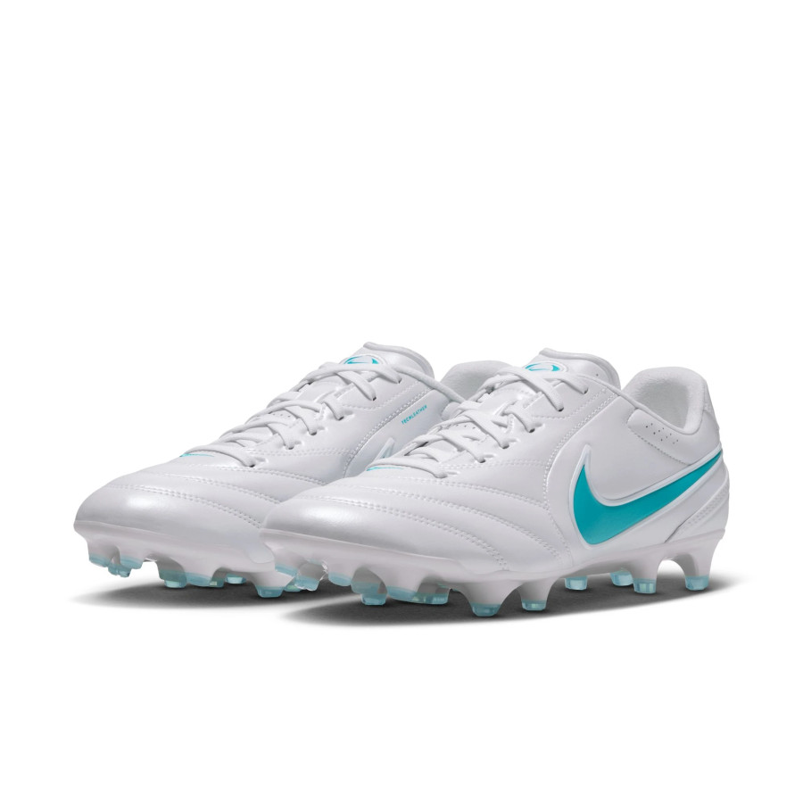 Nike Tiempo Ligera Pro FG blanc bleu