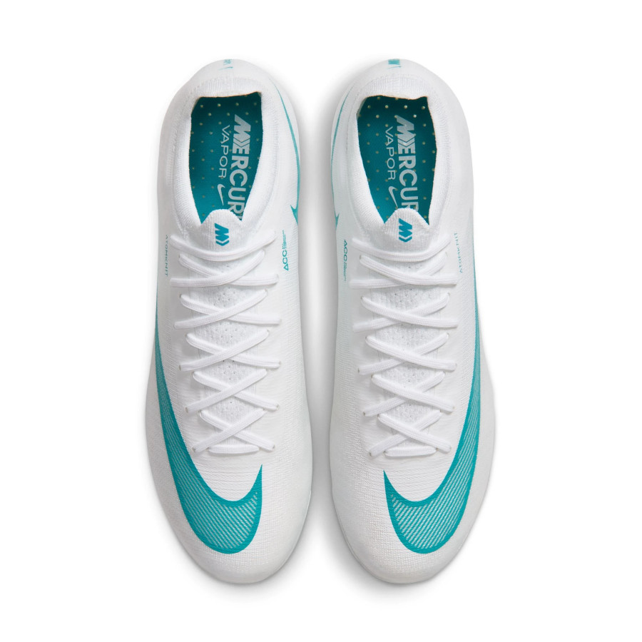 Nike Mercurial Vapor 17 Elite SG-Pro blanc bleu