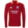 Sweat zippé OL rouge