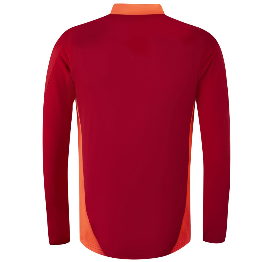Sweat zippé OL rouge