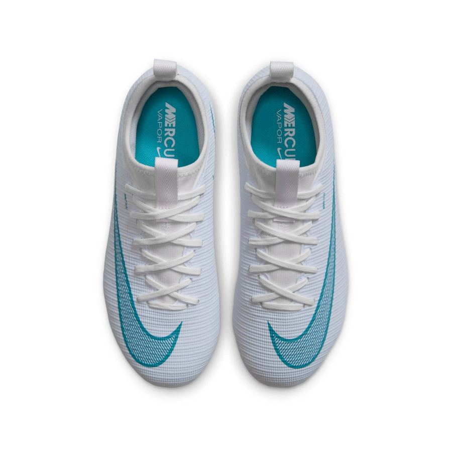 Nike Mercurial Vapor 17 junior Academy FG/MG blanc bleu