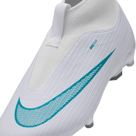 Nike Mercurial Superfly 11 junior Academy FG/MG blanc bleu