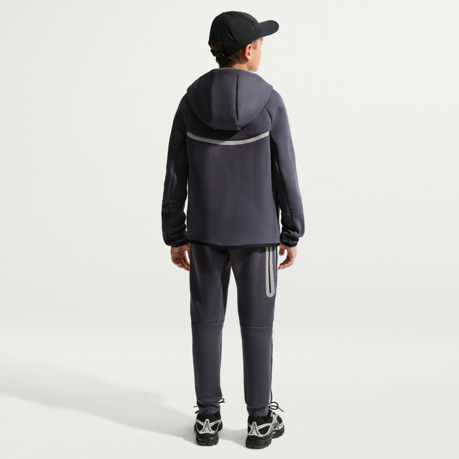 Veste survêtement junior PSG TechFleece gris