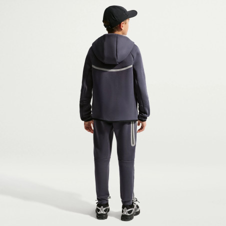 Veste survêtement junior PSG TechFleece gris
