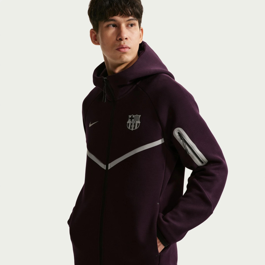 Veste survêtement FC Barcelone TechFleece violet