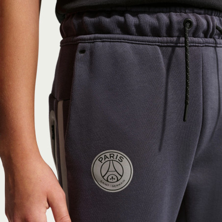 Pantalon survêtement junior PSG TechFleece gris