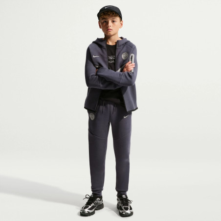 Pantalon survêtement junior PSG TechFleece gris