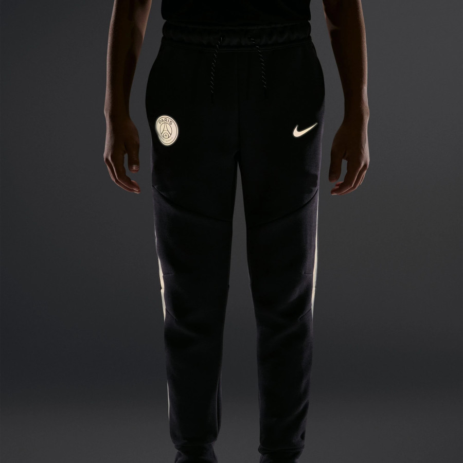Pantalon survêtement junior PSG TechFleece gris