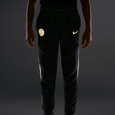 Pantalon survêtement junior PSG TechFleece gris
