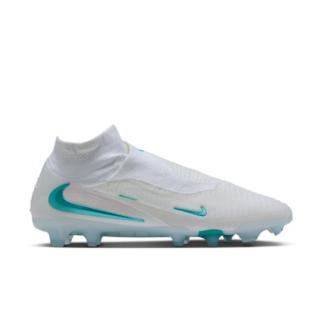 Nike Phantom 6 montante Elite FG blanc bleu