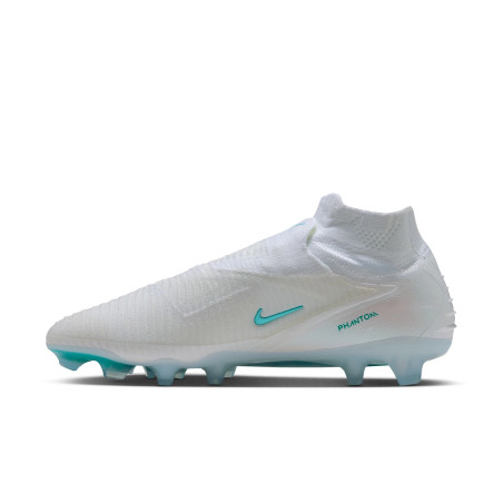 Nike Phantom 6 montante Elite FG blanc bleu
