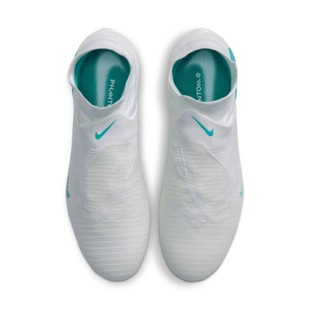 Nike Phantom 6 montante Elite FG blanc bleu