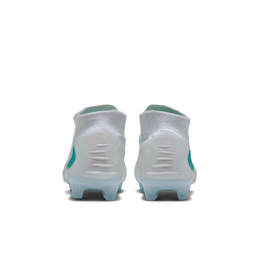 Nike Phantom 6 montante Elite FG blanc bleu