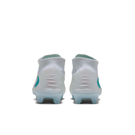 Nike Phantom 6 montante Elite FG blanc bleu