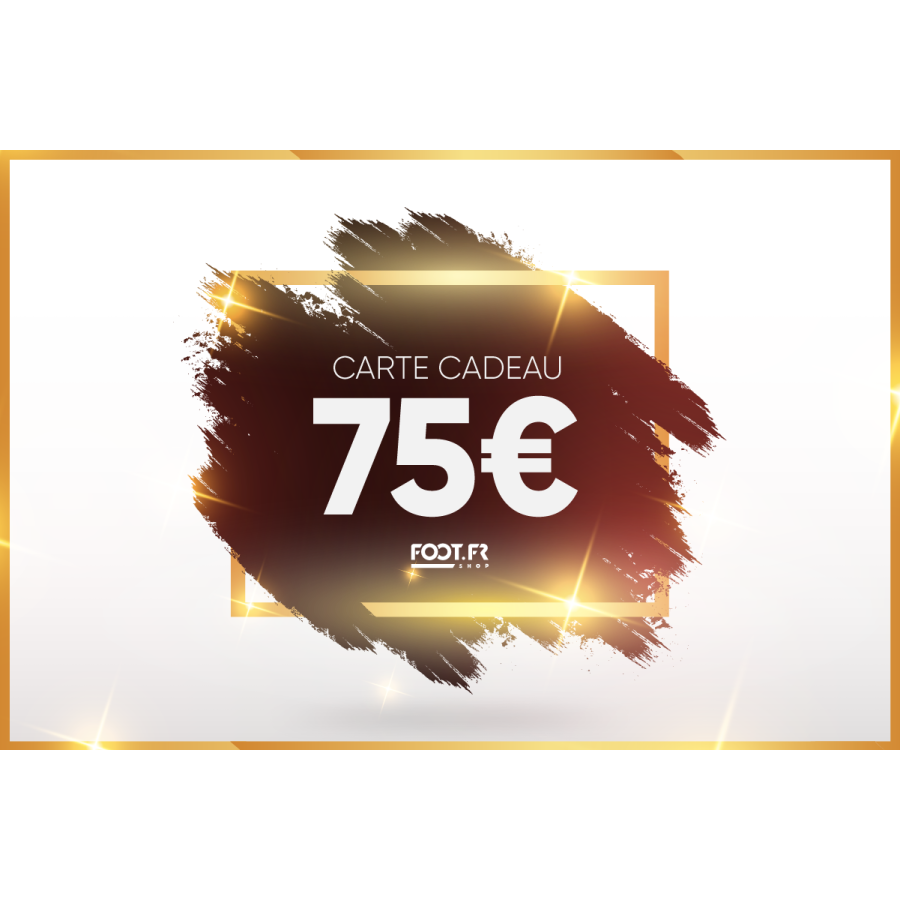 Carte cadeau digitale foot.fr 75€