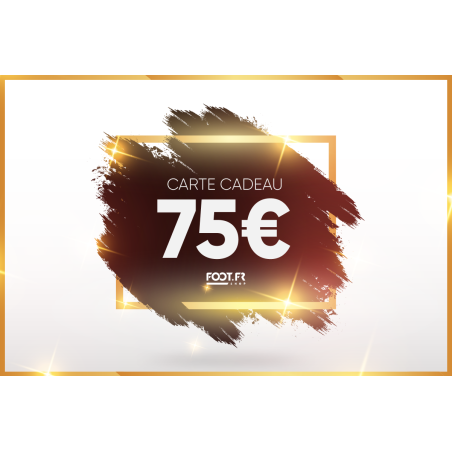 Carte cadeau digitale foot.fr 75€