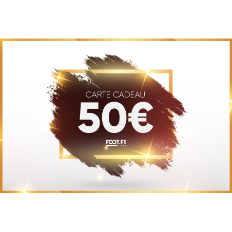 Carte cadeau digitale foot.fr 50€