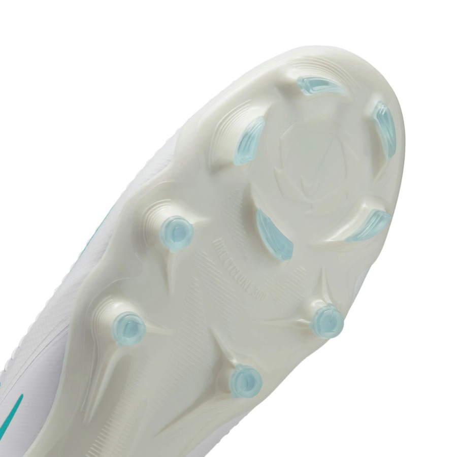Nike Phantom 6 montante Pro FG blanc bleu