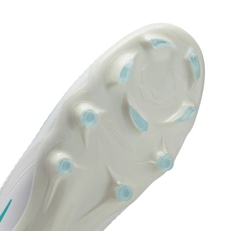Nike Phantom 6 montante Pro FG blanc bleu