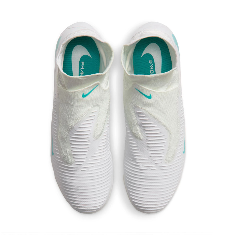 Nike Phantom 6 montante Pro FG blanc bleu