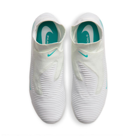 Nike Phantom 6 montante Pro FG blanc bleu