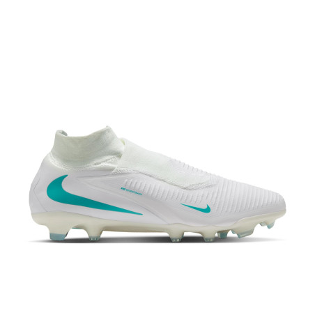 Nike Phantom 6 montante Pro FG blanc bleu