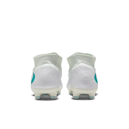 Nike Phantom 6 montante Pro FG blanc bleu