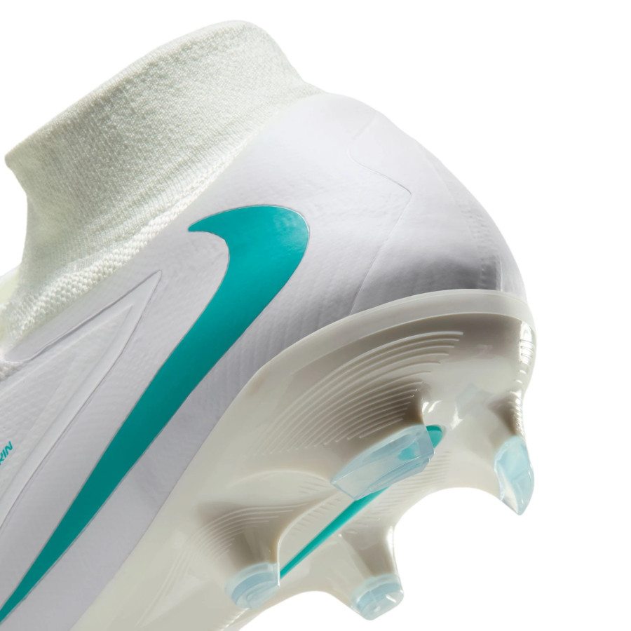 Nike Phantom 6 montante Pro FG blanc bleu