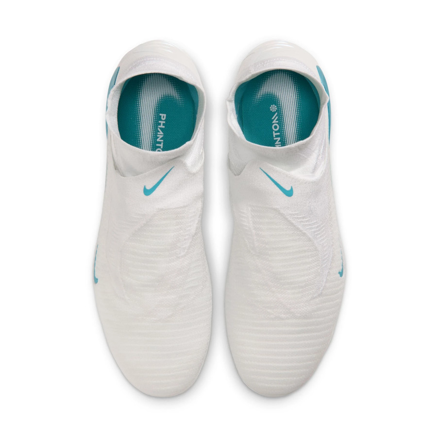 Nike Phantom 6 montante Elite AG-Pro blanc bleu