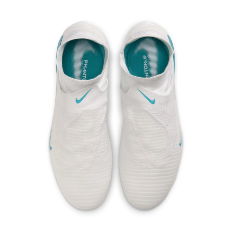 Nike Phantom 6 montante Elite AG-Pro blanc bleu