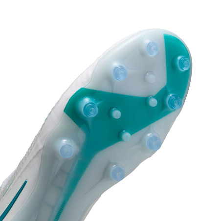Nike Phantom 6 montante Elite AG-Pro blanc bleu