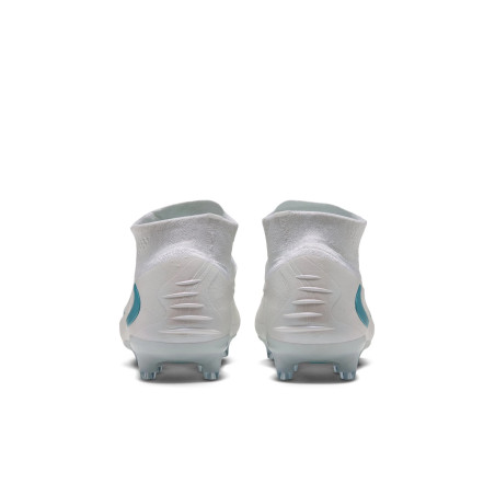 Nike Phantom 6 montante Elite AG-Pro blanc bleu